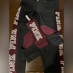 sport bra and legging set